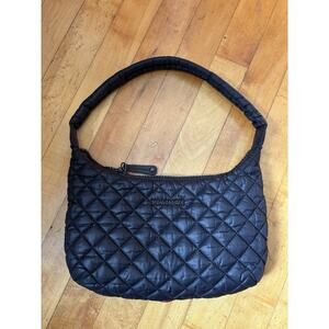 MZ Wallace Bowery Shoulder Bag Size Medium Black